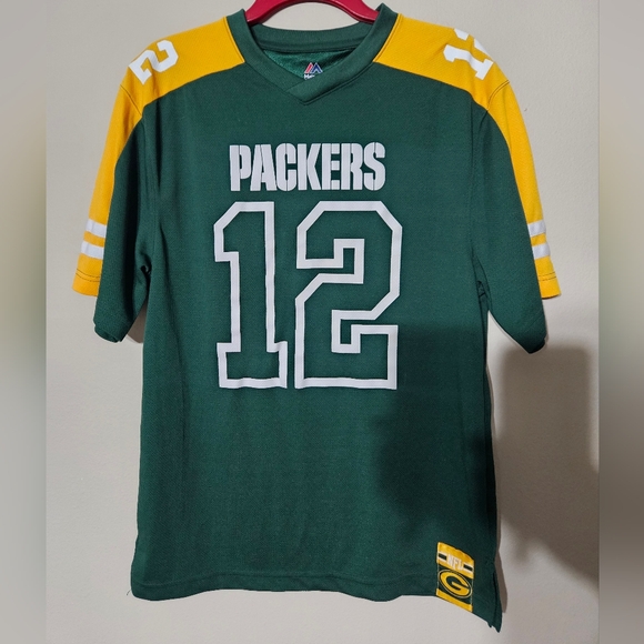 Majestic Green Bay Packers Rogers Jersey Medium - Picture 1 of 4